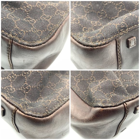 Authentic Gucci Dark Brown Shoulder Bag - Picture 9 of 14